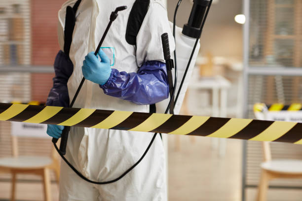 Professional Biohazard Cleanup technician working in Brainard, NE